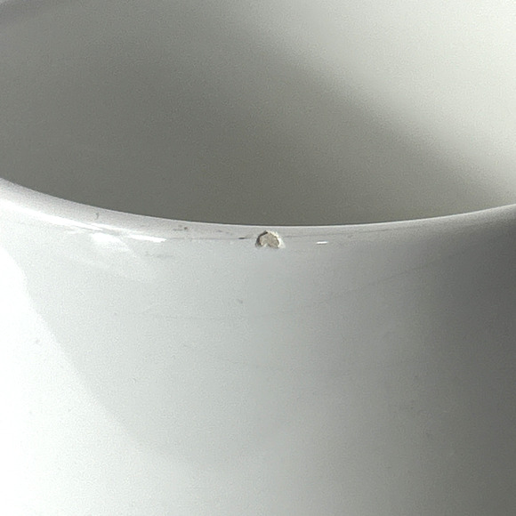 Rare Waechtersbach White Embossed Deer Hooves Coffee Cocoa Tea Mug Germany READ - Picture 5 of 8